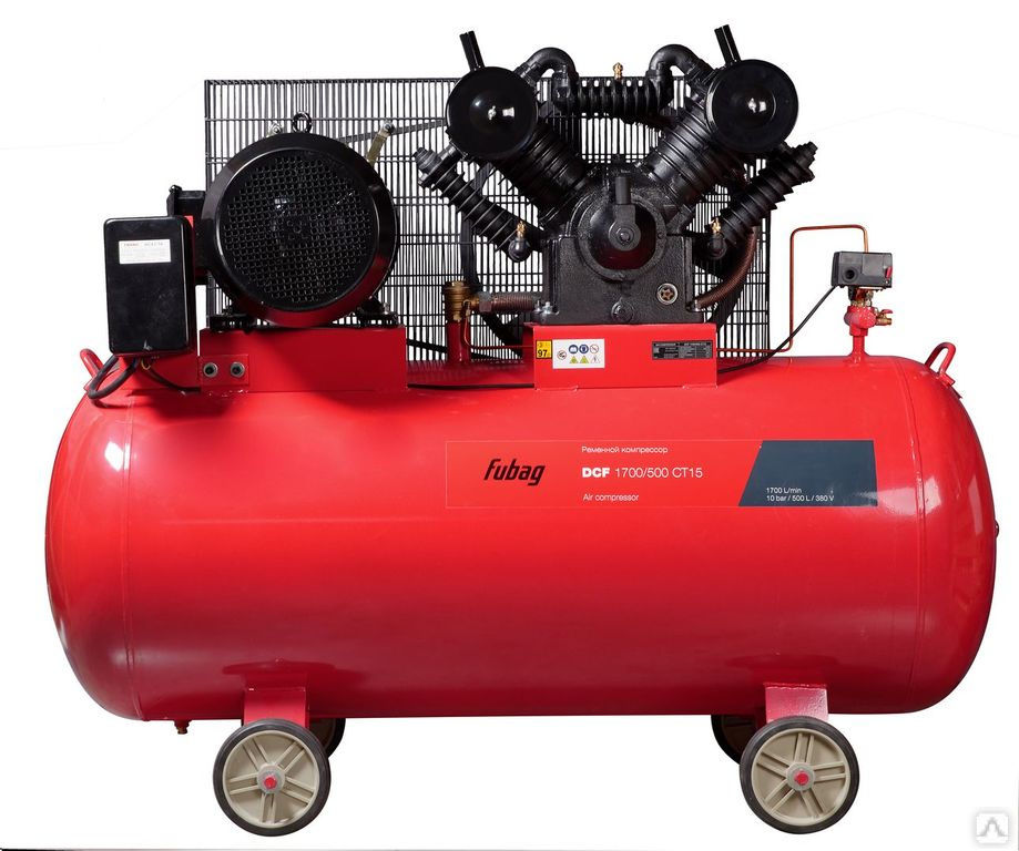 Компрессор двухступенчатый ременной Fubag DCF-1700/500 СТ15
