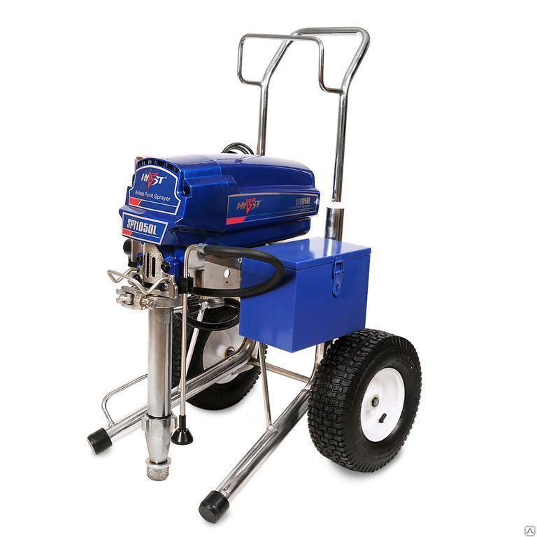 Безвоздушная электрическая окрасочная установка 220V 50 HZ на теле SPT1050L
