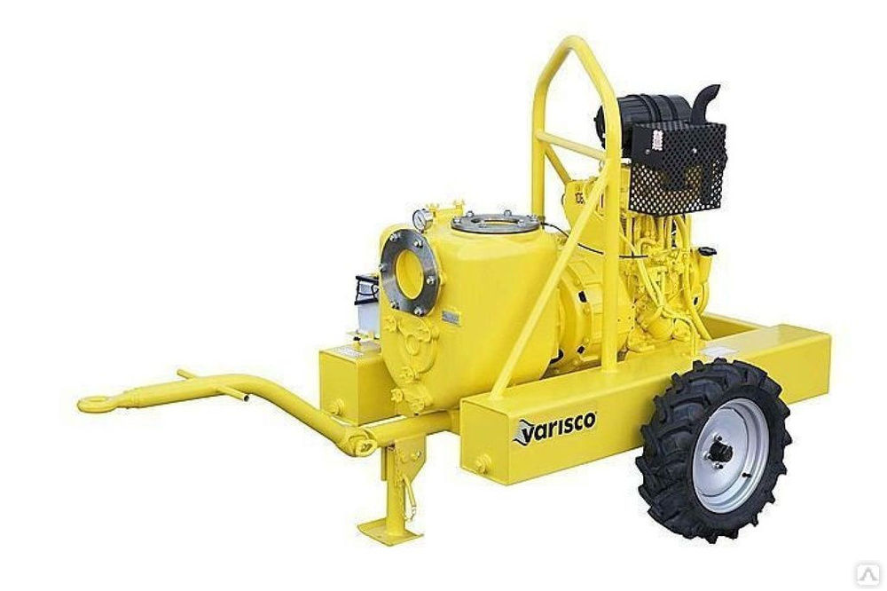 Дизельная мотопомпа Varisco JD 6-250 G10 FVM06 TRAILER