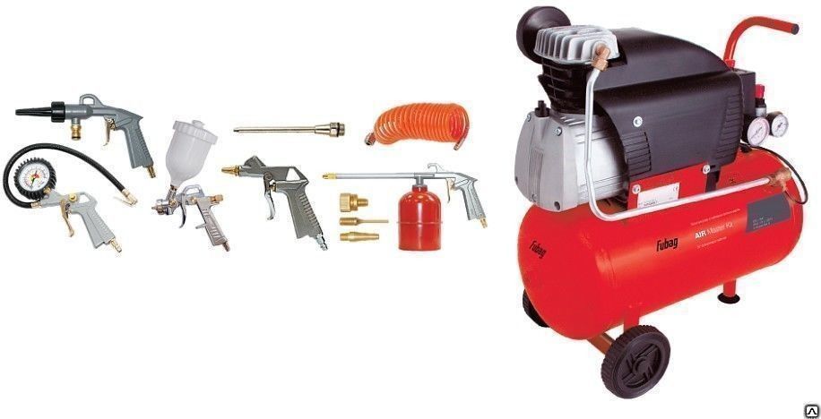 Компрессор Fubag AIR Master KIT 8 FС2/24 8 предметов — изображение 2