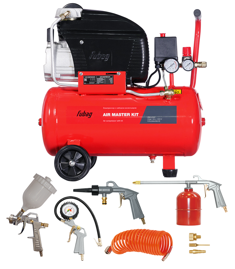 Компрессор Fubag AIR Master KIT 6 предметов