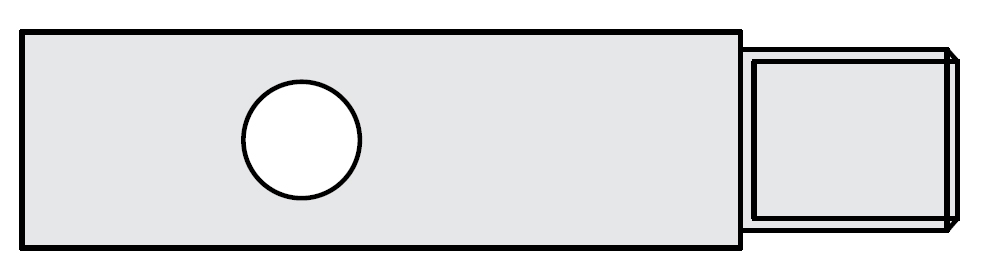 Держатель электрода наклонный O 40х160 мм Fubag