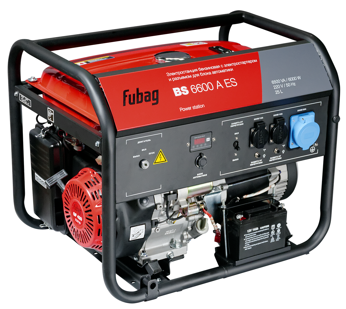 Бензиновый генератор BS 6600 A ES Fubag