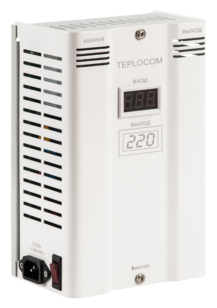 Стабилизаторы напряжения БАСТИОН TEPLOCOM ST-600 INVERTOR