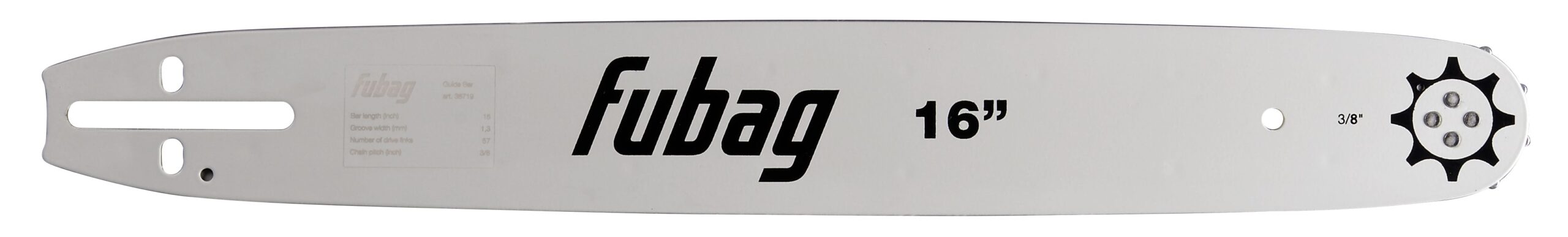 ФУБАГ Шина 16" F41A (шаг 3/8 дюйма ширина паза 1.3мм) / FUBAG